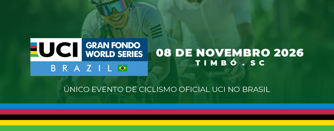 Banner oficial do 2026 UCI Gran Fondo World Series Brasil